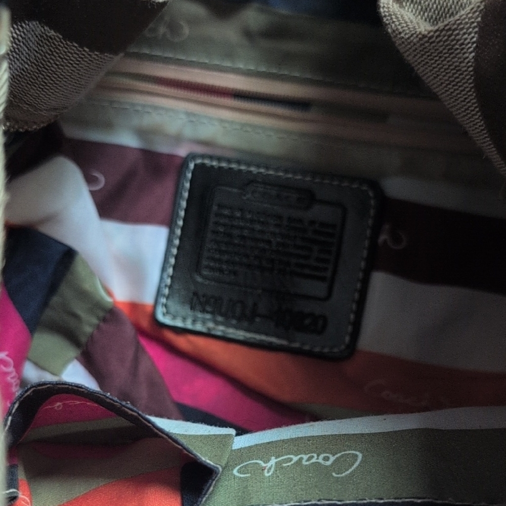 Brown and Black Signature Shoulder Bag - Picture 3 of 5